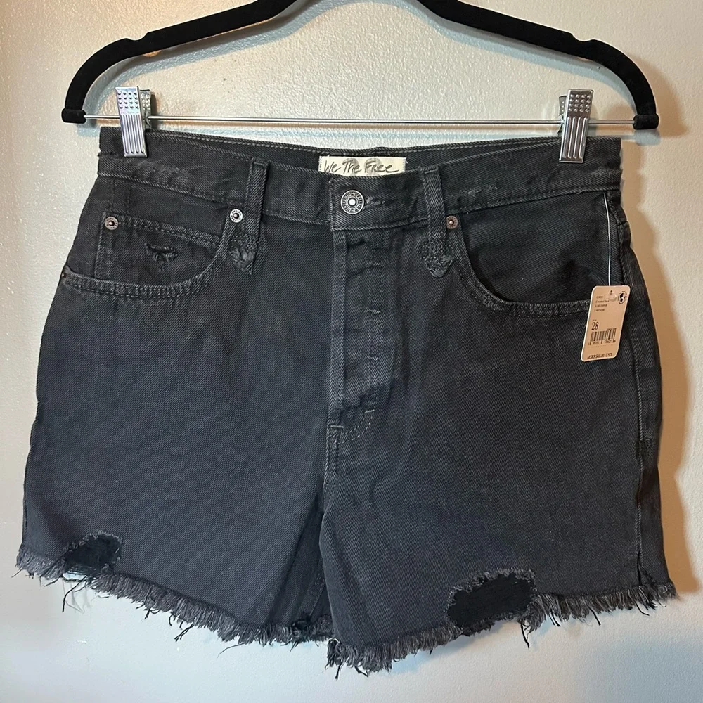 FP Movement Women's Makai Cutoff Jean Shorts Sz 28 - Picture 4 of 6